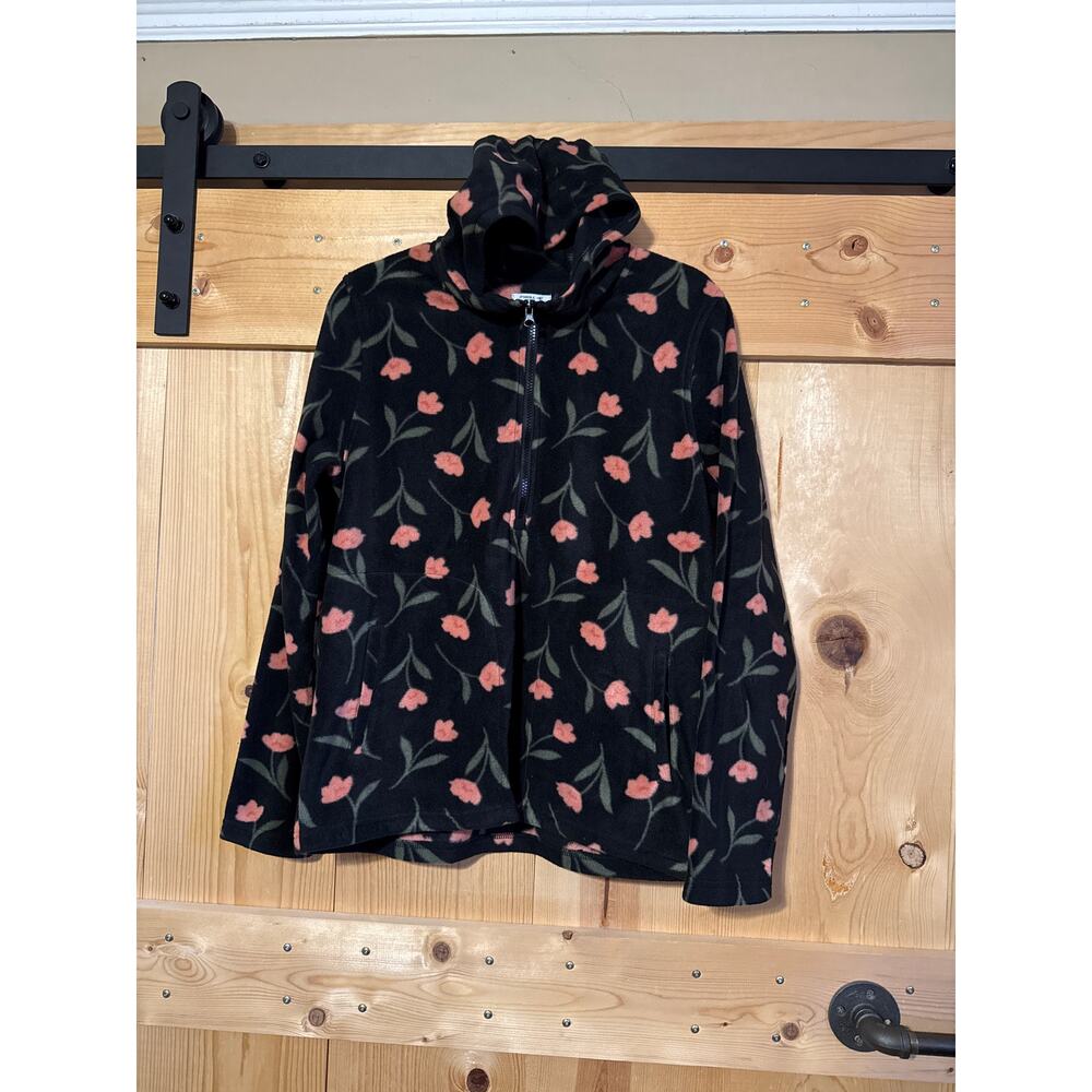 O’Neill 1/2 Zip Hoodie Floral Sweatshirt with Pockets Women’s Size M